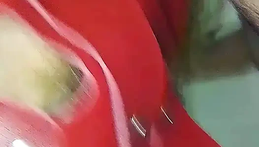 Kocaman bir poposuyla sonunda seks yaptı.