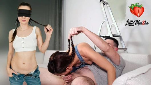 Maisha Duvarı Boyayırken Adamın Üzerine Boya Döktü, Bunun Için Sert Bir Penis Şeklinde Cezalandırıldı