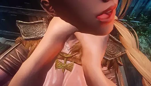 Köle kız gets becerdin sert