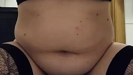 Vibratör ve dildo kullanarak orgazm kontrolü eğitimi, orgazmla doruğa çıktı