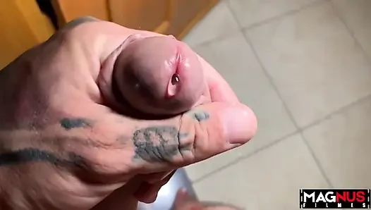 Bir otelde iki beyaz kediyle seks yapıyor