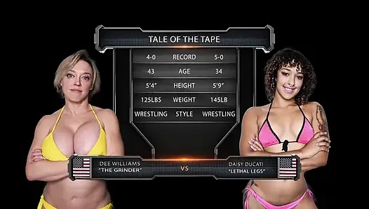 Daisy ducati vs dee williams kadın güreşi