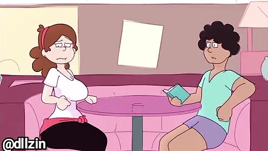 She invited her friend to the bathroom
