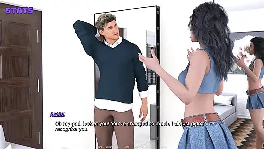 Harmony Haven: kız yeni apartmana taşındıktan sonra ilk kez erkek arkadaşının götüne sokmasına izin veriyor bölüm 4