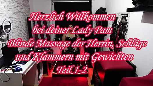 Sahibeden kör masaj, ağırlıklarla dövüyor ve kıskaçlıyor bölüm 1-2.