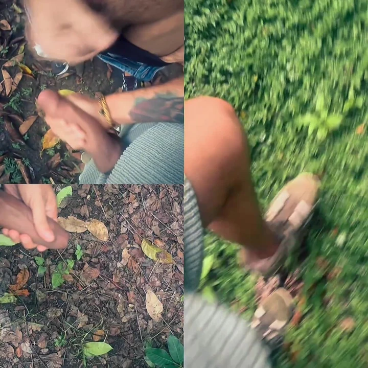 Açık havada parkta sikişme