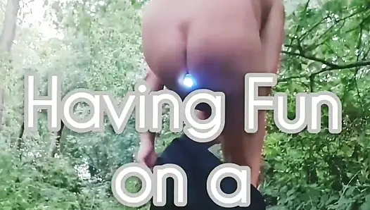 Woodland göt tıkacı ve mastürbasyon ve boşalma