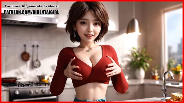 Большой герой 6 тетя Cass чувственная игра с сосками и страстный секс на кухне в видео от первого лица, хентай ИИ без цензуры, сгенерированный