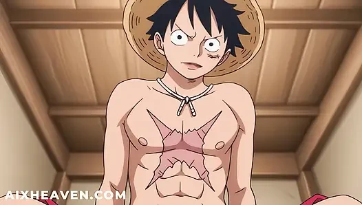 Boa Hancock Luffy ile ikinci kez tanışıyor ve onu ahşap bir kulübede sikiyor! Sansürsüz tek parça hentai