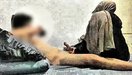 Malay Hijab Stepsister VS Big Cock Desi Stepbrother