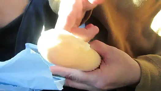 Seks oyuncağımla mastürbasyon yapıyor