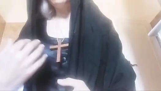 Manastırdaki rahibenin inanılmaz heyecanı