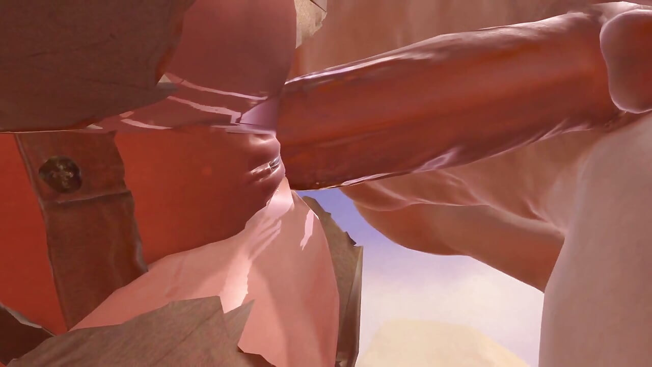 Lara Croft götüne dev bir yarak alıyor: Tomb Raider parodi