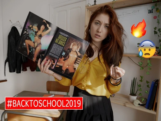Okula dönüş2019 joi - öğretmen seni bir porno dergisi okurken yakaladı.