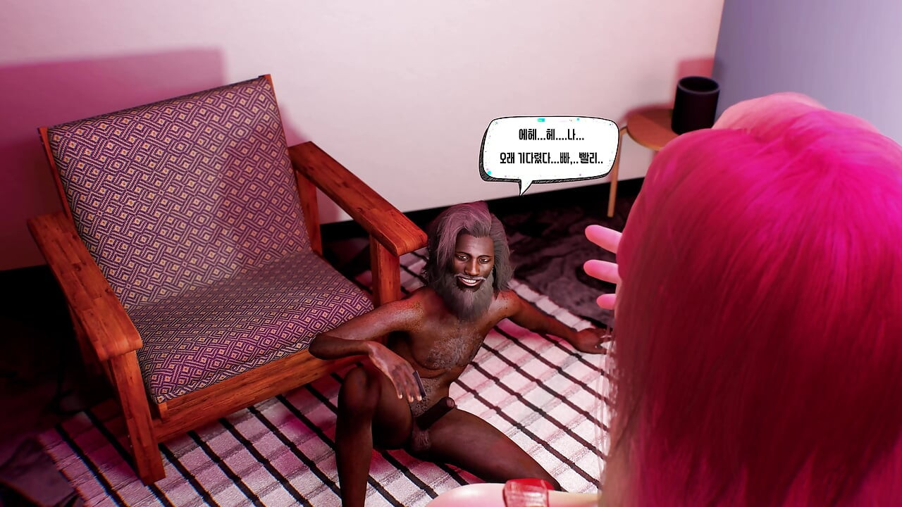 3 boyutlu iri güzel kadın orta yaşlı seksi koreli striptizci büyük zenci yarağıyla aldatıyor