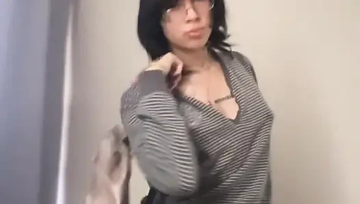 Ateşli trans kız üniversiteden geliyor