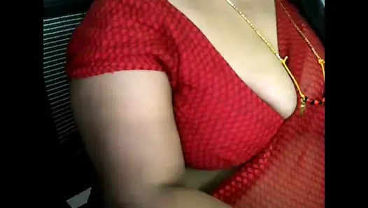 Desi sıcak üvey içinde saree