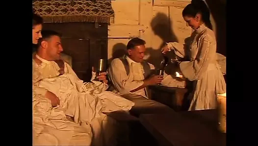 Two Vintage MILFs Fucked and Cummed in Mouth and on Tits by Big Cocks