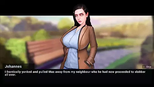 Taffy masalları #9 - ms gördüm. arnette çim sandalyesinde çıplak