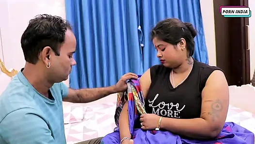 Hintli azgın çift sert romantik seks yapıyor