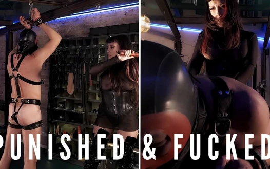 Sahibe Maya Poison tarafından cezalandırılıyor ve sikiliyor
