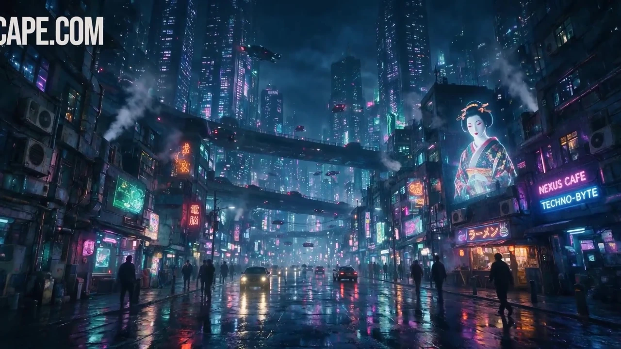 Ghost in Shell inspo Spits On Cock & Takes It Deep (AI)