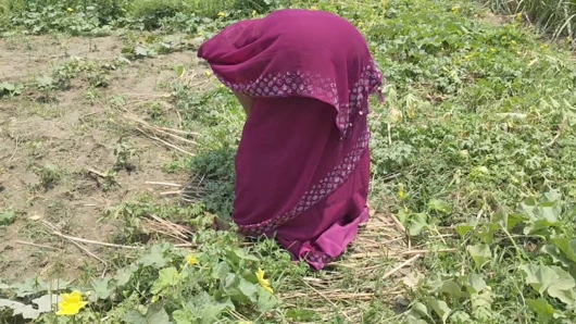 Hintli köylü kadın bulkar ilk kez ortalığı dağıtıyor