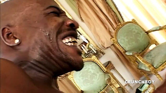 Ebony Bitch Fucked Bareback By Xxl Cock With Cum In Mouth