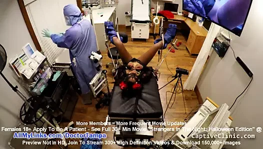 Doktor tampa, cadılar bayramı hediyesi olan minnie Rose'a oyun oynuyor