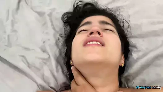 I give my stepsister a utero massage, she likes to be fucked hard!