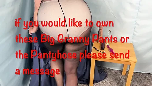 Mrs Mature Feet Big White Granny Pants Request for a Fan 491