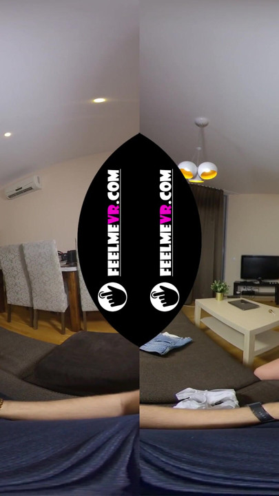 Natasha profesyonel kucak dansı vr180'de büyük amını gösteriyor