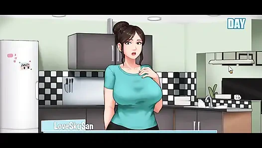 Ev işleri (siren) - loveskysan'ın üvey annesi ve üvey kız kardeşiyle bölüm 67 üçlü seks