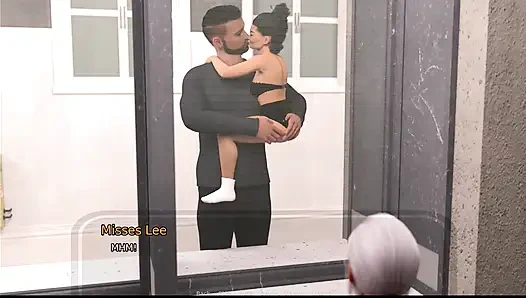 Büyükannelerin evi 144 Belediye başkanının amını sikiyorum ve sonra Bayan Lee'yi kocasının önünde siktim