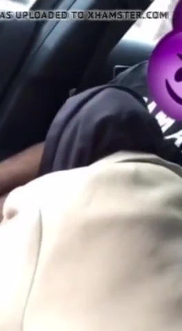 Muslimische Kopftuch Blase Hure im Auto