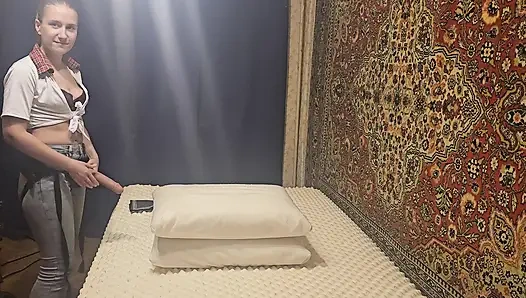 Anastasia sahibe dominant evli kadın ezik kocasıyla bdsm yapıyor ve aşağılıyor takma