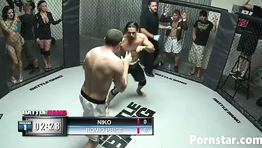 Seksi hatun Ann Marie Rios boks birincisiyle sikişiyor
