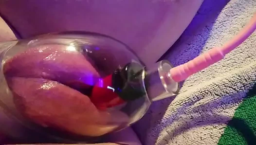 Benim sulu dev büyük kedi pompalama