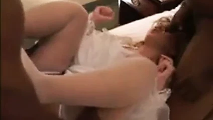 MEGA HOT WIFE - Interracial Creampie Gangbang - Birthday