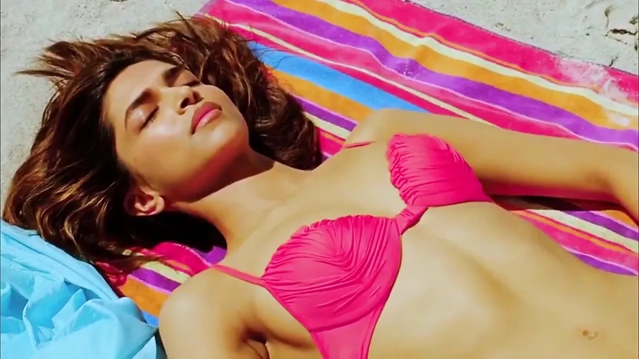 Deepika Padukone Hot Pink Bikini