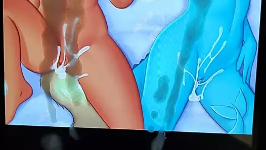 Flareon ve vaporeon pokemon kürklü haraç