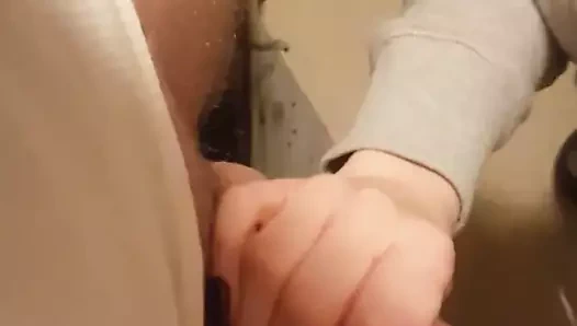 Molly sucks and jerks our friend!