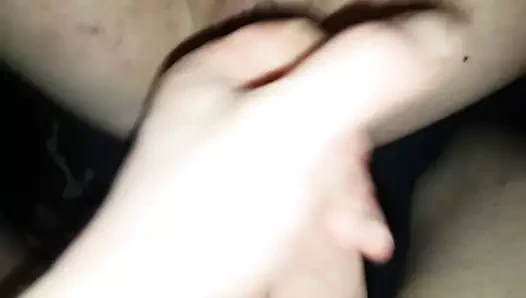 Auf ihre Fotze gespritzt