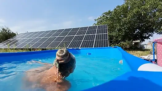 Ateşli ev hanımı tatilde