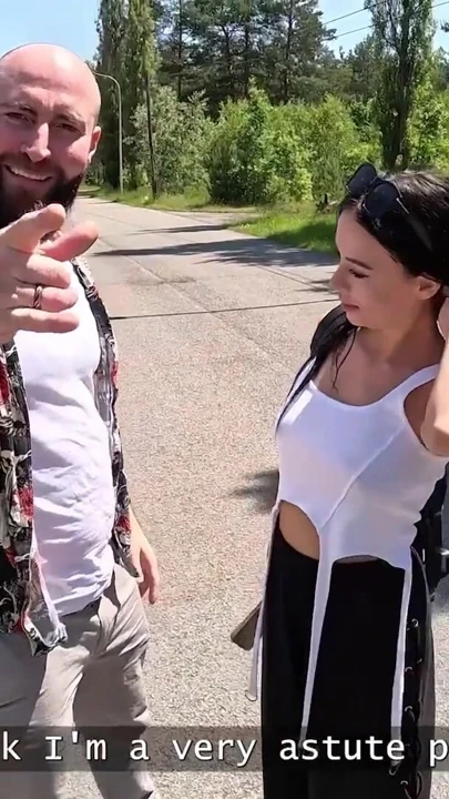 HUNT4K. Hottie with natural tits cheated in public | Clip 1