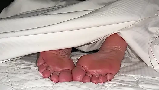 POV Pervert Sneaks Up On Sleepy Soft Sexy Wrinkled Soles - Pulls Covers For Massage & Playful Tickling! (Preview)