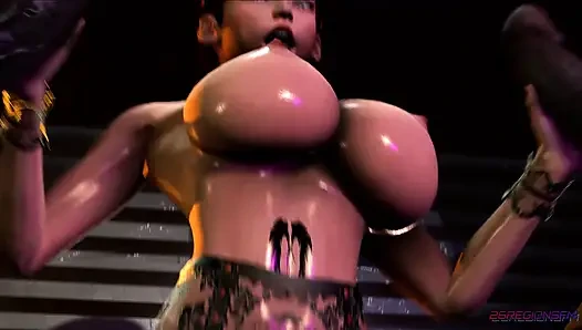 Lei Fang takımı tarafından sikiliyor