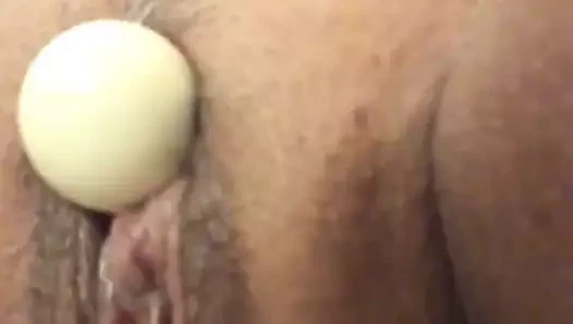 topları ve siyah yapay penis