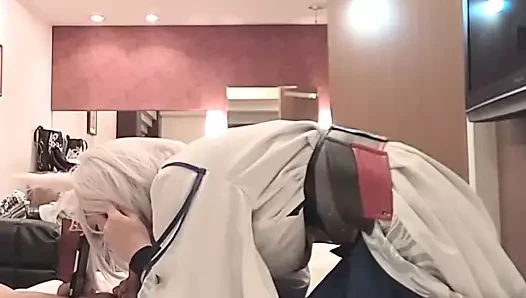 oral seks tarafından Japon crossdresser b04