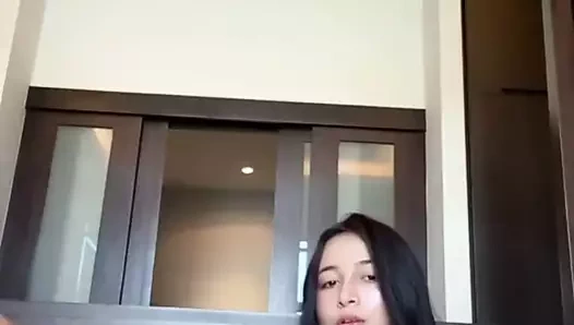 amatör kız üzerinde cam